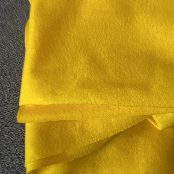 0.5 yards of yellow felt fabric x72” - Picture 2 of 2